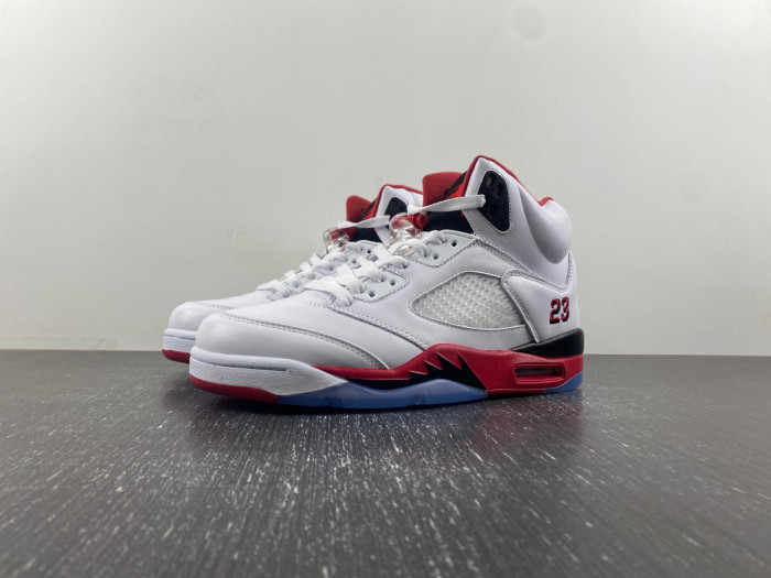 air jordan 5 retro ''fire red'' 136027-120
