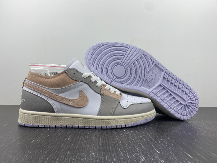 air jordan 1 low se craft inside out tech grey dn1635-002