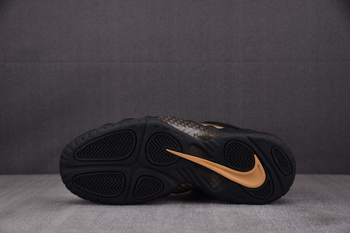 Nike Air Foamposite Pro Black Metallic Gold 624041-009