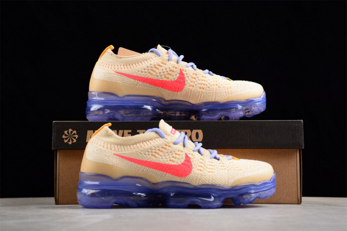 nike vapormax 2023 flyknit "pale vanilla" dv6840-200