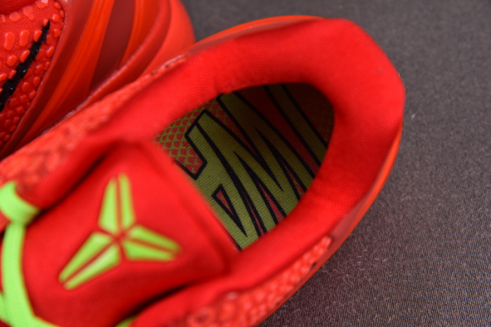 nike kobe 6 vi reverse grinch fv4921-600