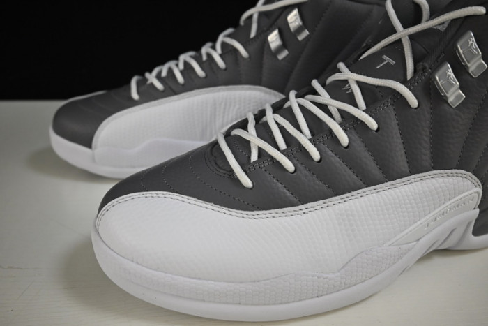 air jordan 12 stealth/white-cool grey ct8025-610