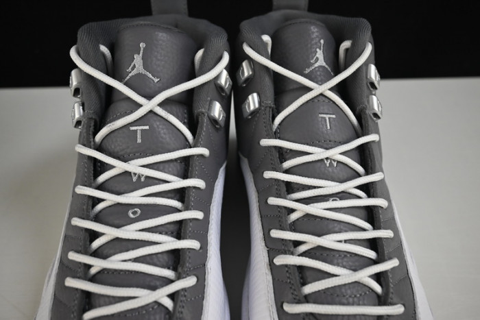 air jordan 12 stealth/white-cool grey ct8025-610