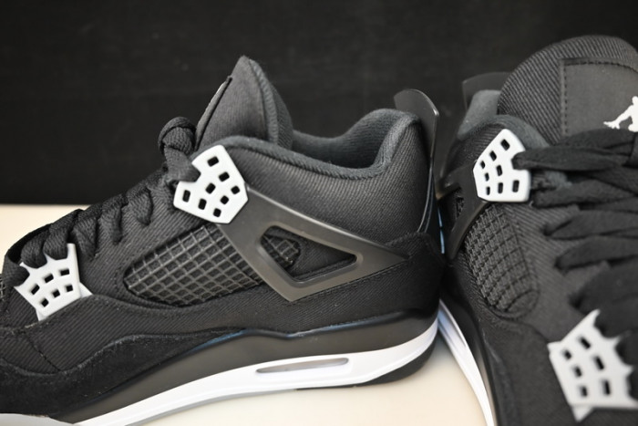 air jordan 4 black canvas dh7138-006