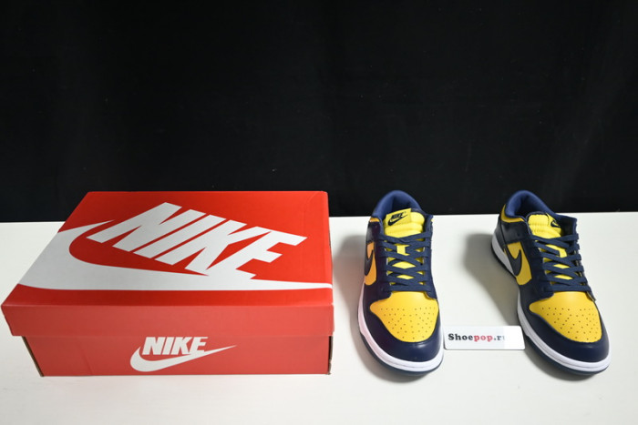 nike dunk low michigan dd1391-700