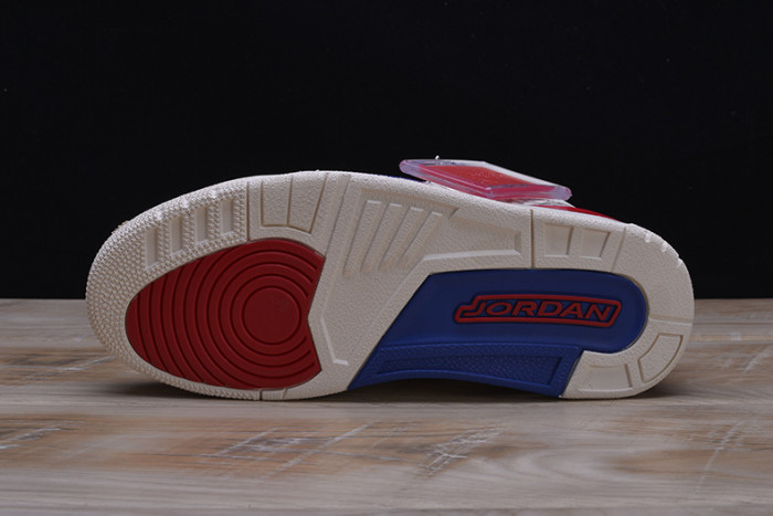 air jordan 3 retro "charity game" sail red mens 136064-140