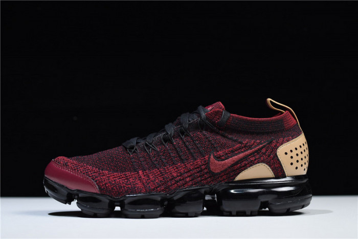 nike air vapormax flyknit 2 nrg team red vachetta tan at8955-600