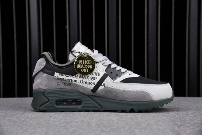 ofw nike air max 90 grey aa7293-002
