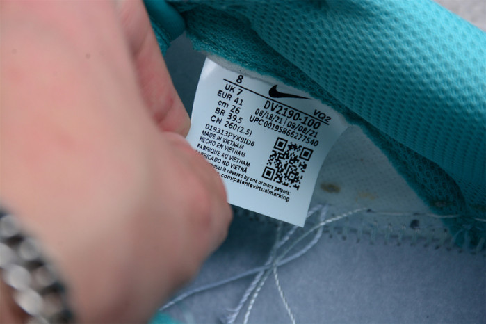 nike dunk low white turquoise dv2190-100