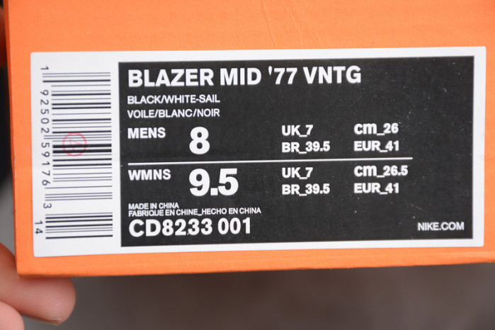 nike blazer mid cd8233-001