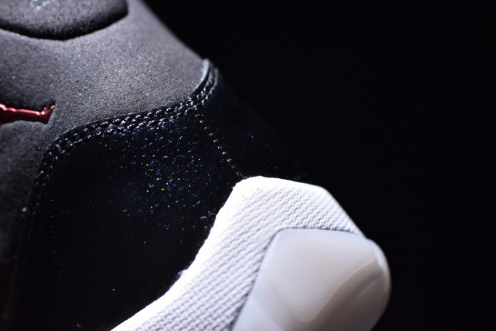 jordan 11 retro bp "72-10" black 378037-002