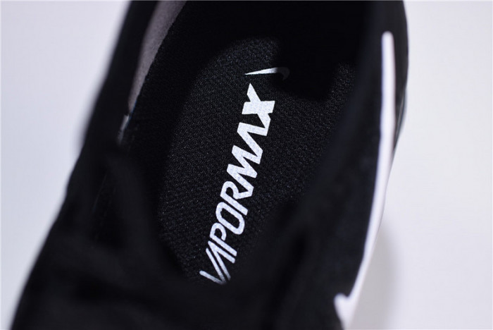 nike air vapormax flyknit 2.0 running sneakers black/grey 942842-001