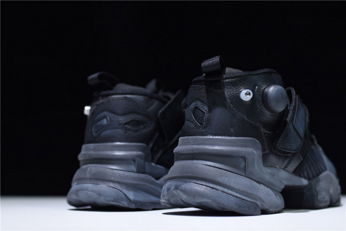 reebok genetically modified pump sneakers black cn0407