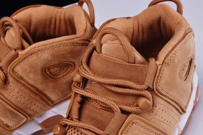 nike air more uptempo prm “wheat” brown aa4060-200