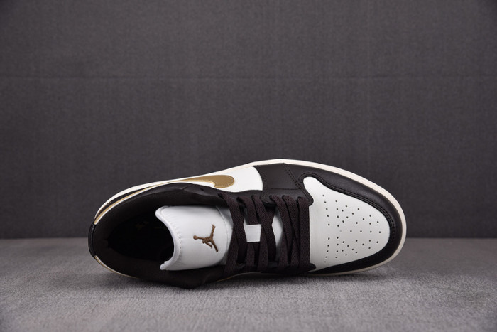 air jordan 1 low releasing in sail and brown dc0774-200