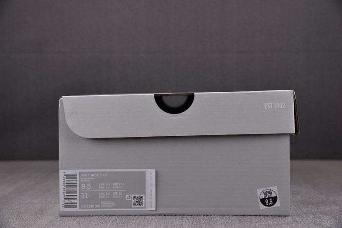 nike air force 1 low 07 triple black cw2288-001