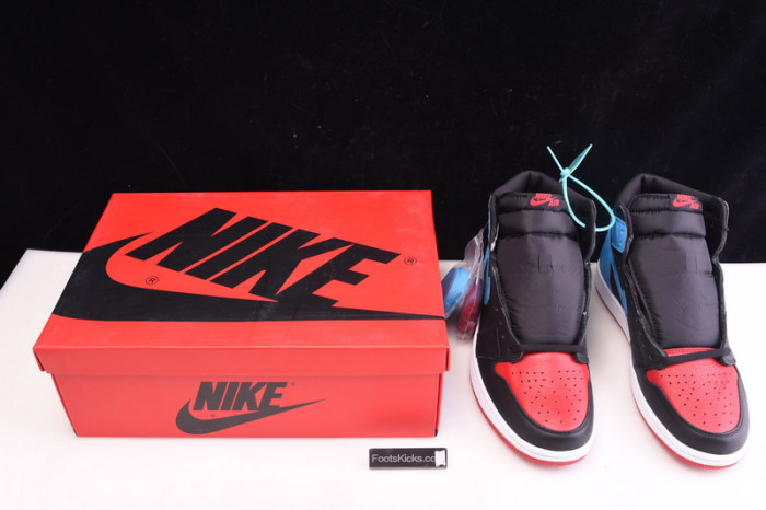 air jordan 1 unc to chicago cd0461-046