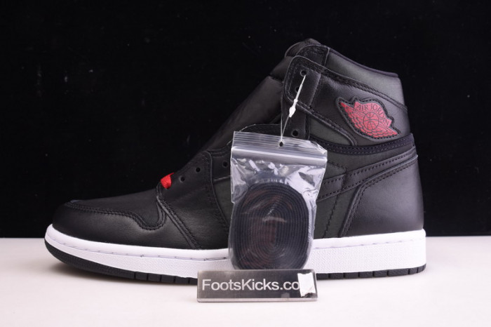 air jordan 1 high black satin 555088-060