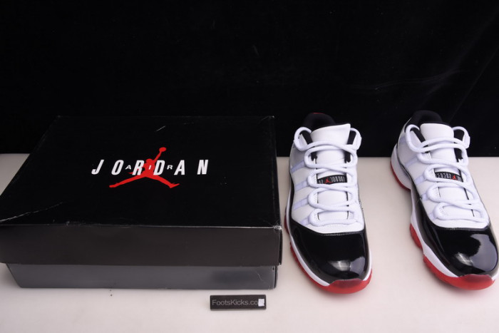air jordan 11 low white bred av2187-160