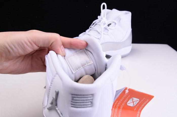 air jordan 11 white metallic silver vast grey ar0715-100