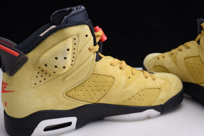 travis scott air jordan 6 yellow cactus jack cn1084-300