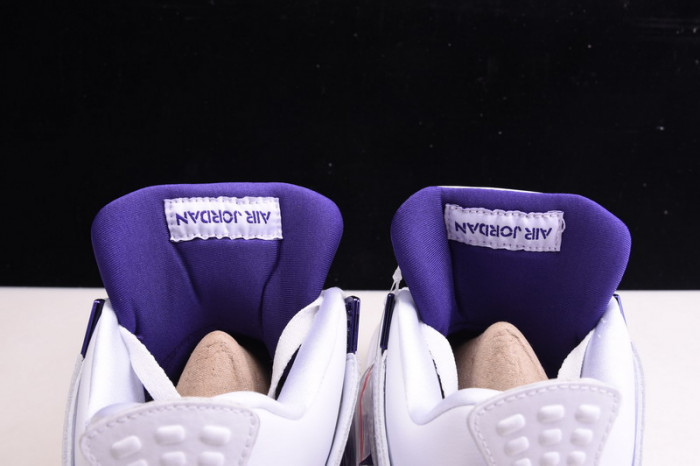 air jordan 4 retro “pure money” white purple ct8527-115