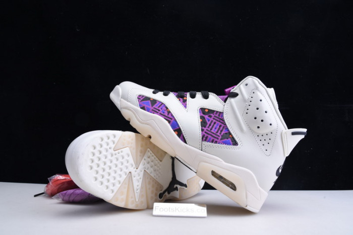 air jordan 6 retro quai54 sail black cz4152-101