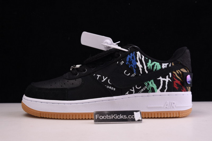 travis scott x nike air force 1 astroworld black cn2405 901