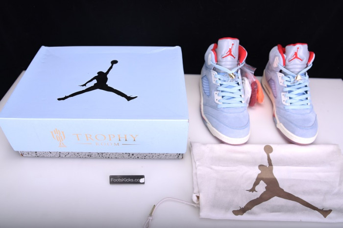 jordan 5 retro trophy room ice blue ci1899-400