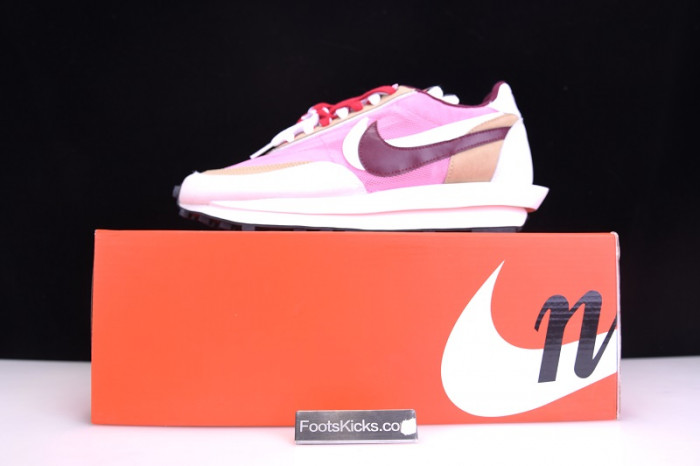sacai x nike ldv waffle pink bv0073-500