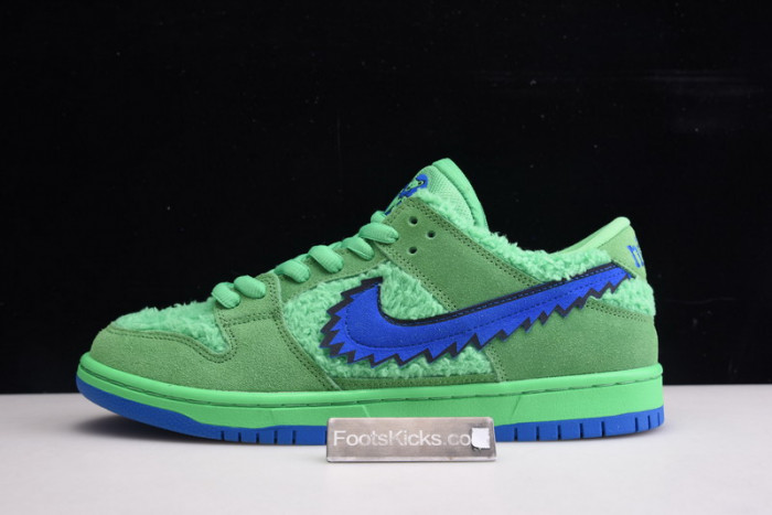 grateful dead x nike sb dunk low“ green bear” cj5378-300