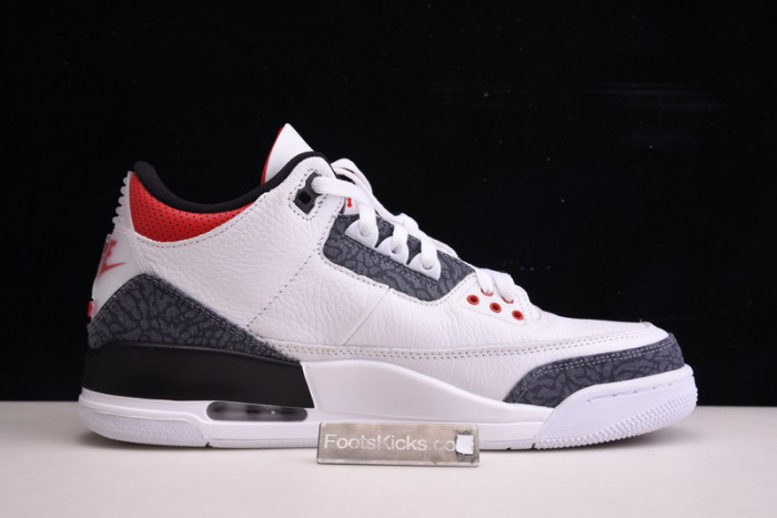 air jordan 3 retro denim "fire red" cz6431-100