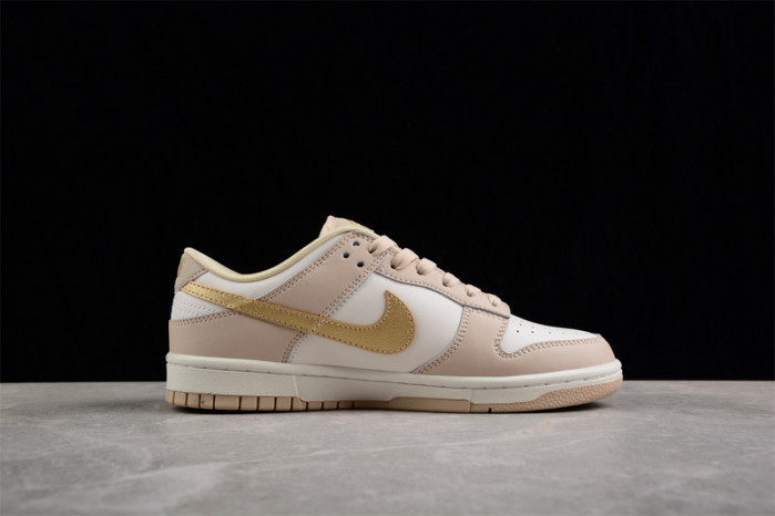 nike dunk low phantom metallic gold dx5930-001