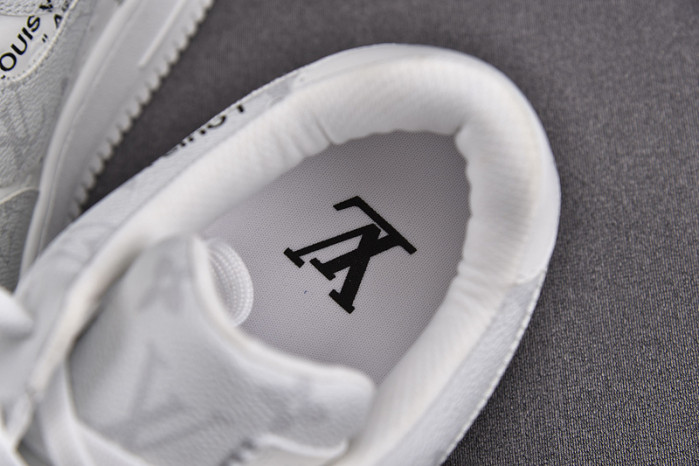 nike low air force 1 x grey white