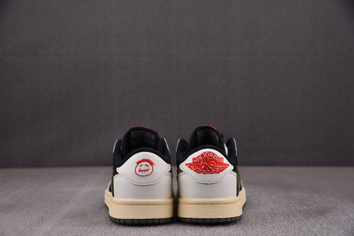 Kids Air Jordan 1 Retro Low OG SP Travis Scott Olive DZ5909-106