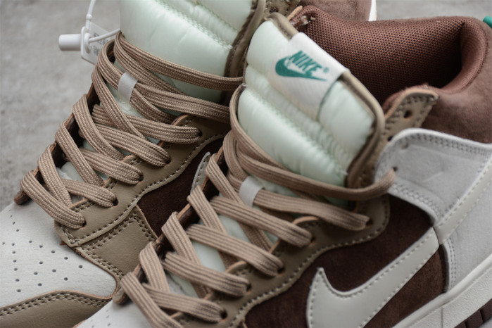 nike dunk high light chocolate dh5348-100