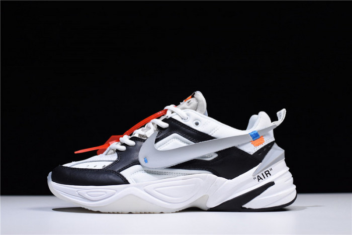 ofw x nike m2k tekno black ,white a03108 062