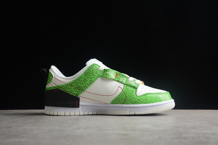 nike dunk low disrupt 2 just do it snakeskin green dv1491-101