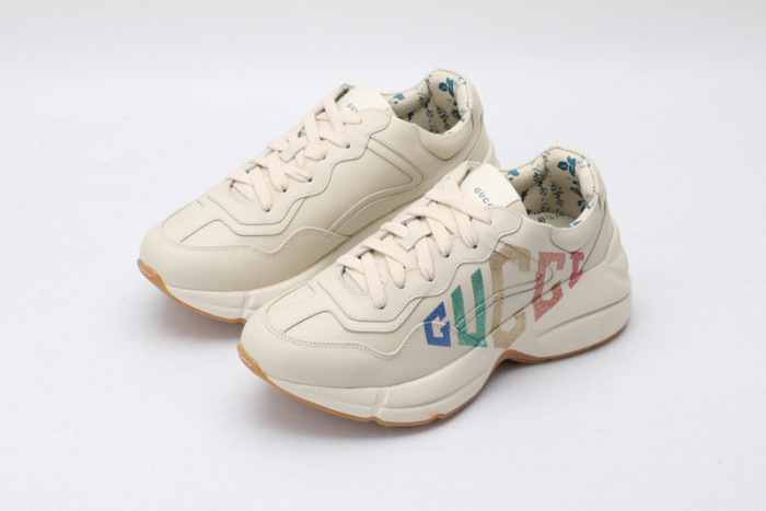 g*u*i rhyton vintage trainer sneaker 500876 drw00 9522