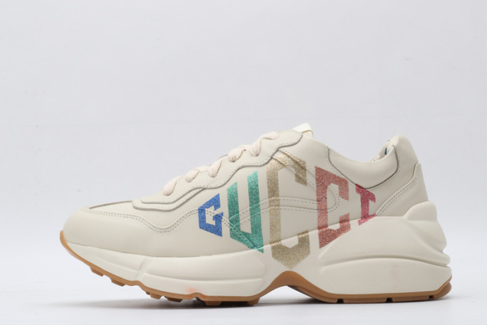 g*u*i rhyton vintage trainer sneaker 500876 drw00 9522