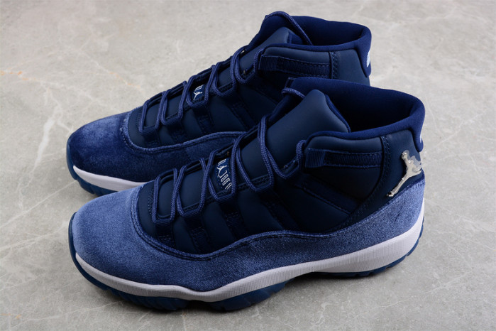 air jordan 11 wmns "midnight navy" ar0715-441
