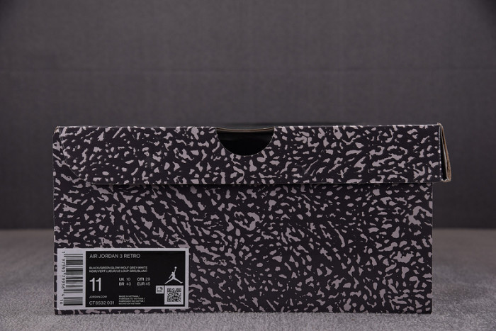 air jordan 3 "green glow" ct8532-031