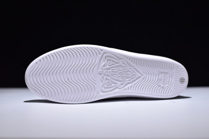 g*u*i ace embroidered low-top sneaker with tiger mens