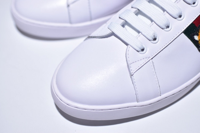 g*u*i ace embroidered low-top sneaker with tiger mens