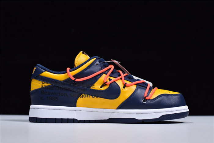 nike dunk low ofw michigan ct0856-700