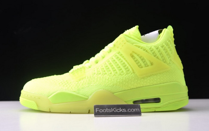 air jordan 4 flyknit volt aq3559-700