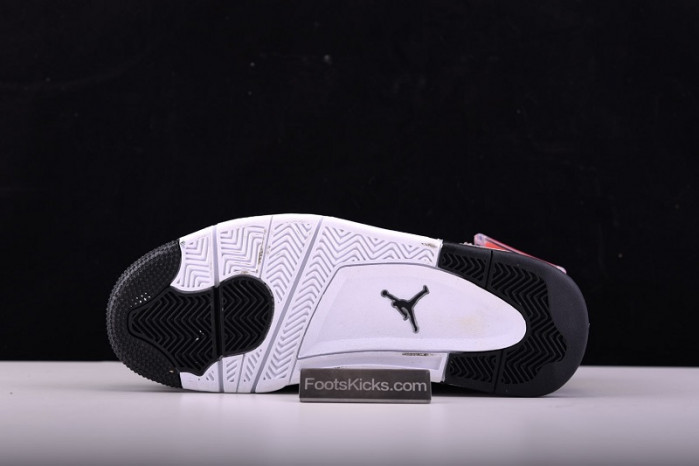 air jordan 4 “royalty” black/metallic gold-white mens 308497-032