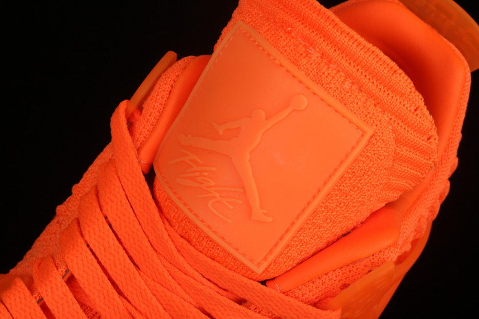 air jordan 4 flyknit orange aq3559-800