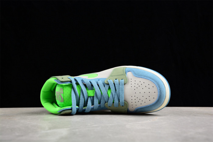 air jordan 1 zoom cmft 2 "neon green" dv1305-433