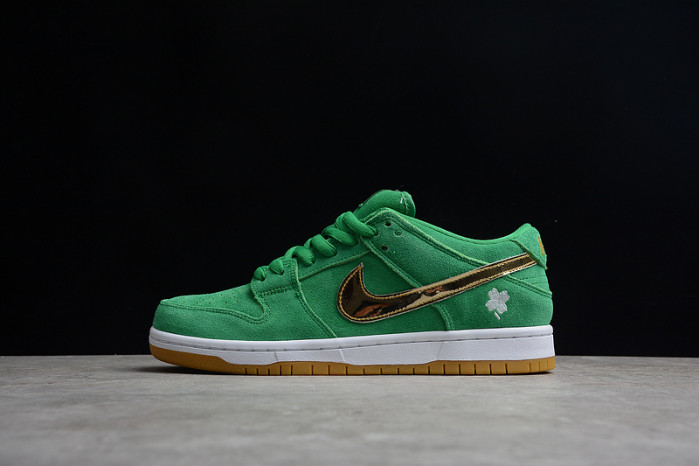 nike sb dunk low st. patrick''s day bq6817-303